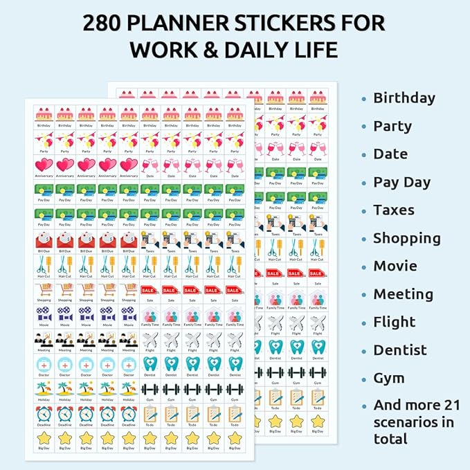 SKYDUE Desk Calendar 2025-2026, 18 Months Calendar from Jul. 2025 to Dec. 2026, 8.5" x 7" Standing Flip Small Desk Calendar Holiday Theme