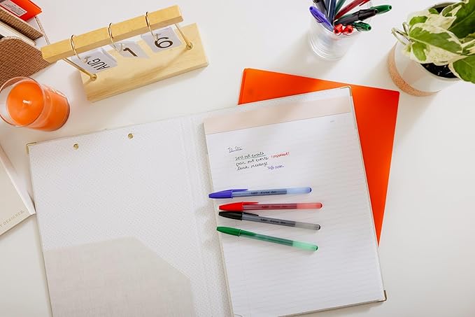 BIC Cristal Gel Pens Medium Point (0.7 mm) Ultra Smooth Long Lasting Writing, Black Gel Pens, 8-Count Visit the Store