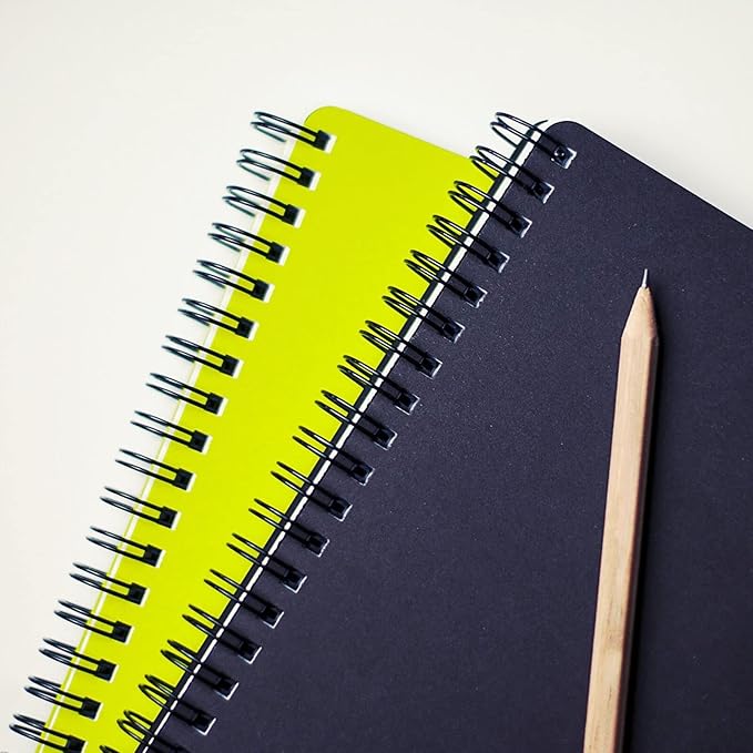 Binditek 50 Pack Double Loop Wire Binding Spines, 9/16 Inch Binding Wire for Letter Size, 3:1 Pitch, 120 Sheet Capacity, 32-Loop, Black, for Students and Coworkers