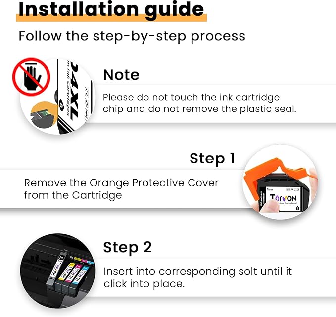 Remanufactured Ink Cartridge Replacement for Epson 410 Ink Cartridges 410XL T410 T410XL for Epson XP-7100 XP-530 XP-630 XP-640 XP-900 XP-830 Printers(Cyan, Magenta, Yellow)