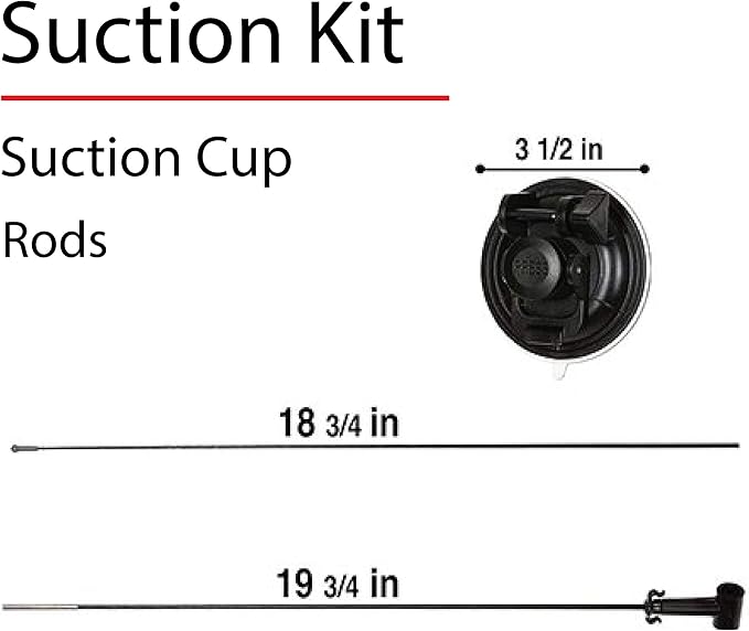 CarBowz Indoor/Outdoor Double Sided Window Flag for Business Sign, Drive Thru, Delivery, Pick Up, Essential Business and We Are Open, Small 3D Flag Kit (Open)