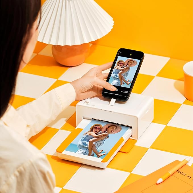 KODAK Dock Plus 4PASS Instant Photo Printer, 4x6 inches, 90 Sheets Bundle