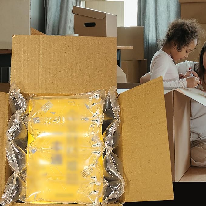 Air Pillows for Shipping with Pump Packaging Air Bags 400 Count Inflatable Shipping Supplies Box Filler Packing Materials Alternative to Packing Peanuts, Purse Stuffers for Shape 3.54" x 7.87"