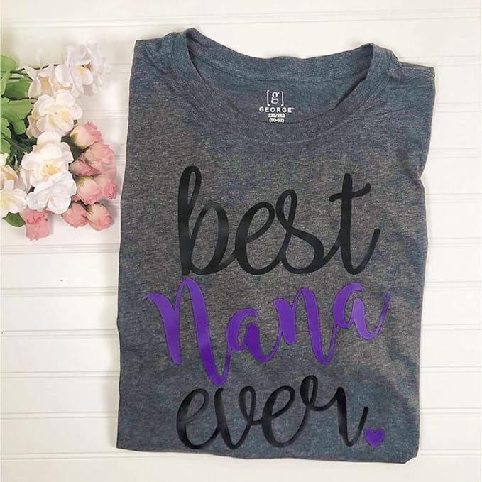 VINYL FROG Heat Transfer Vinyl Roll HTV Vinyl - 12" x12ft Purple Iron on Vinyl for T-Shirts, Heat Press Vinyl for DIY Craft Designs (Purple)