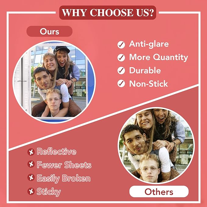 600 Pack Sheet Protectors 8.5 x 11 inch Clear Page Protectors for 3 Ring Binder, Plastic Sleeves for Papers, Document