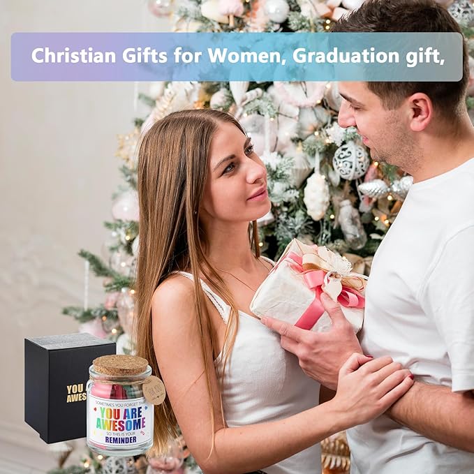 You Are Awesome Jar Thanksgiving Day Gift Inspirational Gifts for Dad Father Man Women Best Friend Anniversary Friendship Thank You Graduation Birthday Gifts