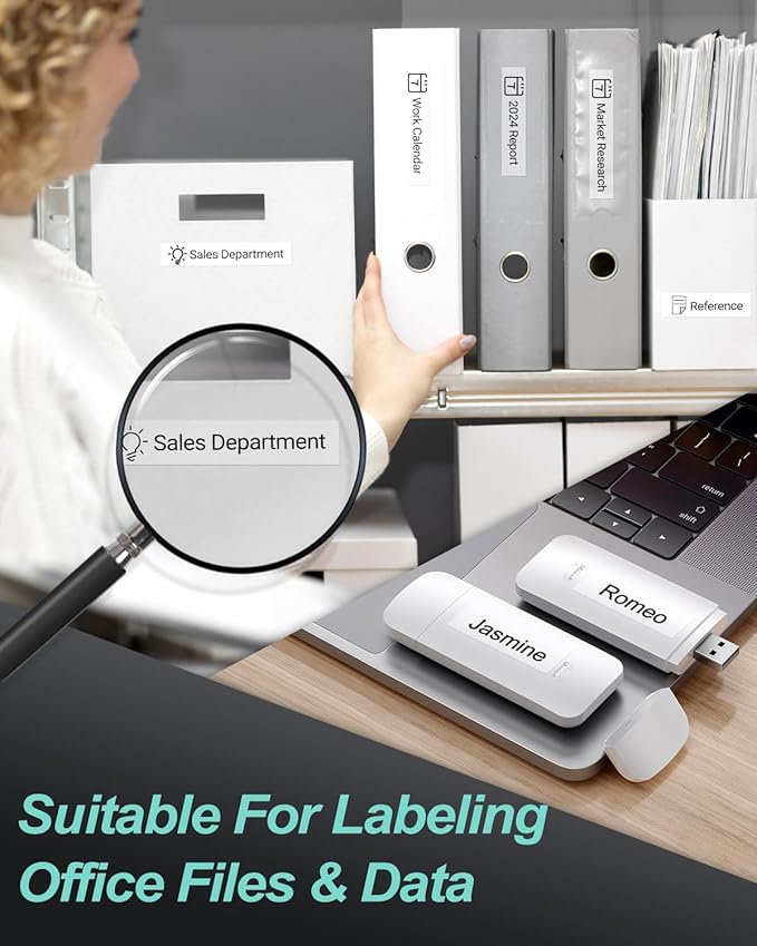 TZe-131 12mm 0.47 Black Ink on Clear Tape Compatible with Brother Label Maker Tape Clear 12mm 0.47 Laminated for Brother P Touch PTD220 PTD210 PTH110 PTD600, 1/2 in x 26.2 ft, 4-Pack