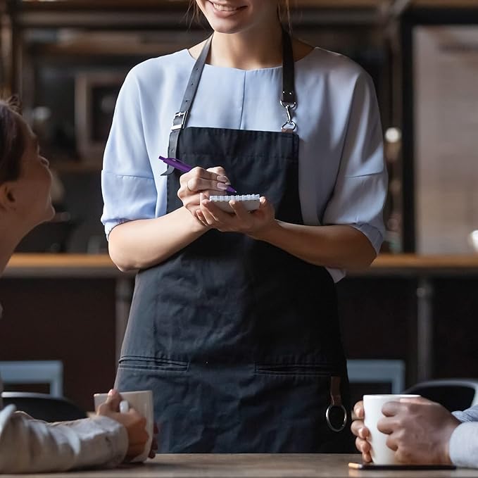 deegtran Pens Bulk, 100 Pack No Bleed Purple Barrel Click Pens, Wholesale Retractable Ballpoint Pens, Pens Medium Point, Smooth Ink Pens, 1.0MM Black Ink