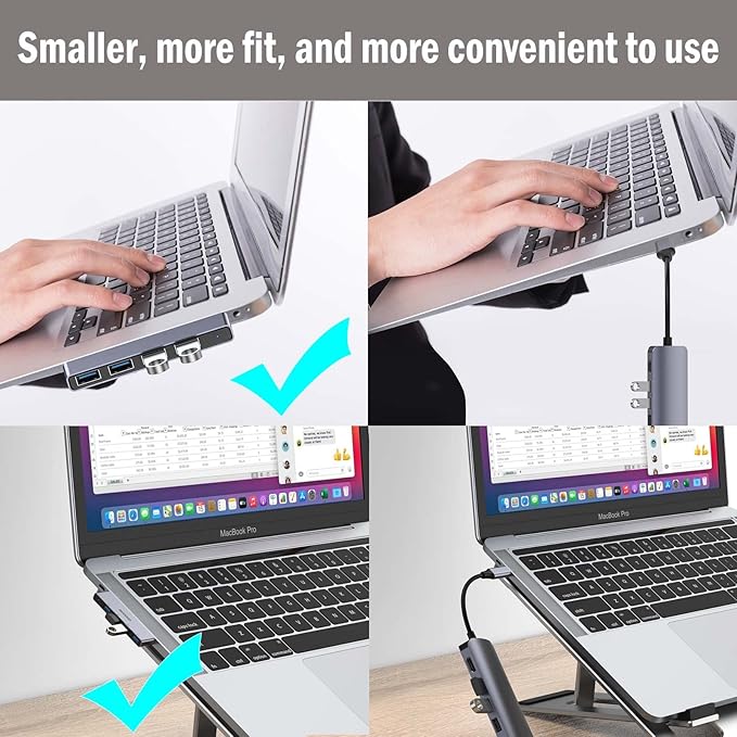 USB Hub, Fidioto 4 Port USB Adapter(1 * 3.0 Hub, 3 * 2.0 Hub), Networking Hub Expander for Laptop, iMac Pro, MacBook Air, Mac Mini/Pro, Surface Pro, Notebook PC, USB Flash Drives and Mobile HDD Etc.
