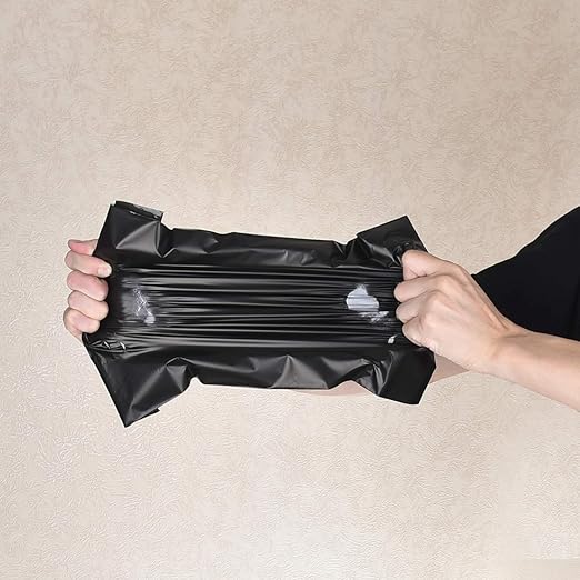 KKBESTPACK 500 Large Poly Mailers 10x13 Shipping Bags for Small Business – Self Sealing Package Envelopes Black