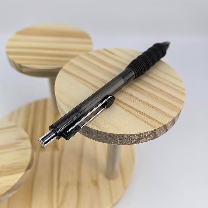 Fengtaiyuan Black Ink, 0.38mm, Retractable Gel Ink Rollerball Pens, Ultra Fine, Comfortable Grip, Easy Hold, Writting Smooth, 18 Pack (BlackZS038P18)