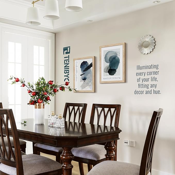 12x18 Oak Wood Frame with HD Glass - 3pk, Natural Solid Wood Picture Poster Frame, Wall Gallery Frame