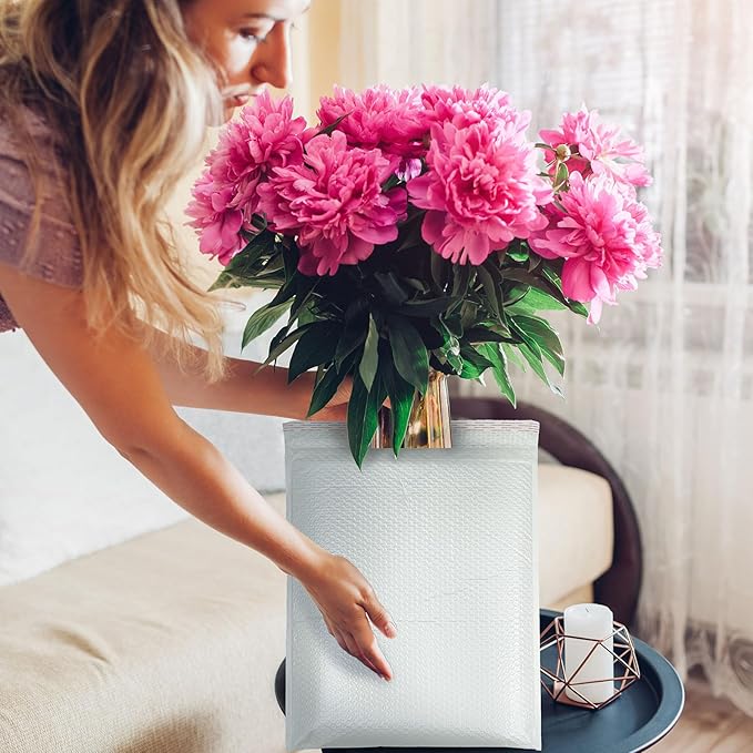 Ireer 5 Pack Extra Large 20 x 24" Bubble Mailers Poly Padded Envelopes Cushioned Mailing Envelopes Bubble Padded Mailers Self Adhesive Waterproof Shipping Bags for Business Gift Packaging