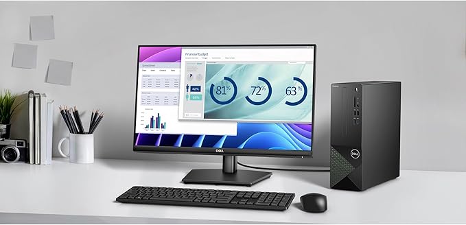 Dell Vostro 3030s Small Desktop SFF Business Computer, 14th Gen Intel 10-Core i5-14400 (Beat i7-13620H), 32GB DDR5 RAM, 1TB PCIe SSD, WiFi 6, Bluetooth, Type-C, DisplayPort, HDMI, Windows 11 Pro