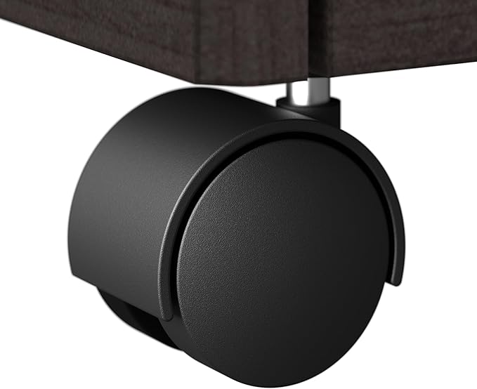 Bush Business Furniture Studio C 3 Drawer Mobile File Cabinet-Assembled, Rolling Document Storage for Home or Professional Office, 16W, Storm Gray