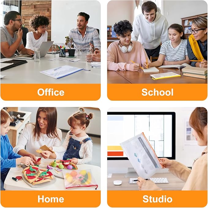 20Pack Mesh Zipper Pouch Bags, Waterproof 9.5x4.5 Inch Pencil Pouches Bulk for Storage, Teacher School, Toys, Puzzle, Office, 10 Colors