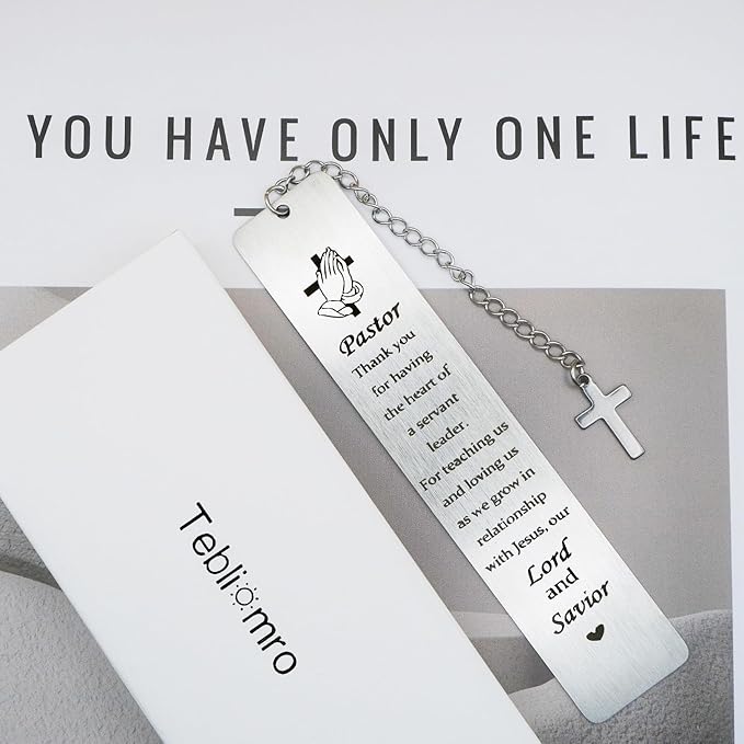 Pastor Appreciation Gifts for Women Men Pastor Bookmark Gifts for Pastor Appreciation Day Pastor Wife Gifts Religious Christian Birthday Retirement Christmas Prayer Gifts