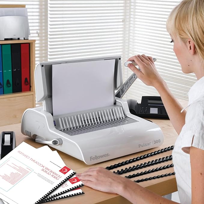 150 Pack Plastic Binding Combs, 21 Ring Binding Combs Letter Size Plastic Spiral Binding for Notebook Calendars Picture Album - Multi Sizes 1/4 5/16 3/8 1/2 5/8 3/4 in