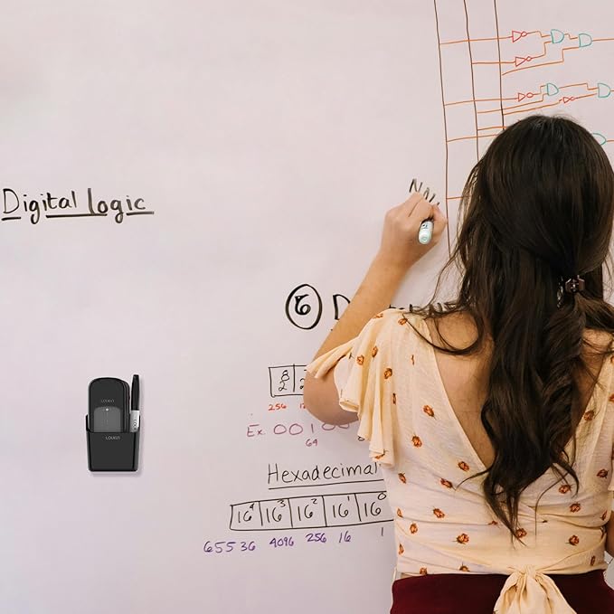 loukin All-in-One Dry Erase Eraser Refill Pads, Replaceable Pads Designed for Whiteboard Erasers, Ideal for Classroom, Home and Office Use, 6 Pack