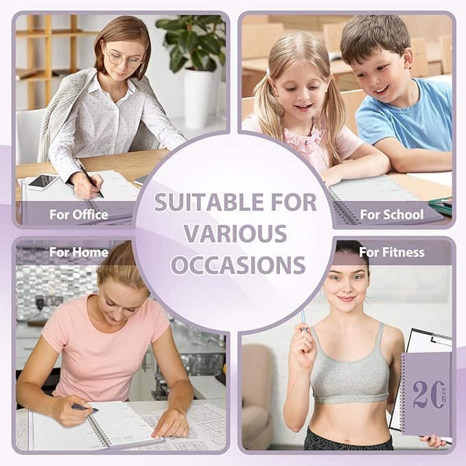 2026 Planner, Weekly and Monthly Calendar Agenda Book, Jan 2026 - Dec 2026, Hardcover Planning Academic Planner for Office School Supplies and Desk Accessories - Letter Size (8.5'' x 11'')