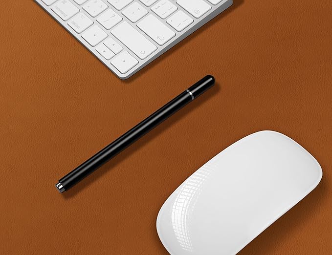 Roslim Leather Desk Pad Protector,Mouse Pad,Non-Slip Computer Mat for Desk,PU Leather Office Desk Mat for Home & Office,Waterproof Laptop Desk Blotter for Keyboard and Mouse,Brown (15.7''X31.5'')