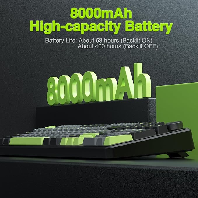 AULA F99 Pro Wireless Mechanical Keyboard with Knob,Tri-Mode BT5.0/USB-C/2.4GHz Hot Swappable Custom Keyboard,Pre-lubed Linear Switches,RGB Backlit Computer Gaming Keyboards