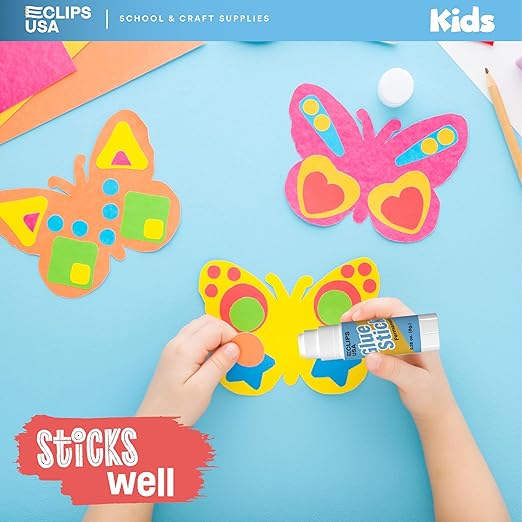 Glue Sticks Bulk (250 Pack), Washable Glue Sticks for Kids, Craft Glue for School Supplies, .28 oz, 8 Grams (250 Pack)