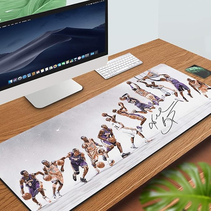 RTGGSEL 31.5x11.8 Inch Non-Slip Long Extended Large Gaming Mouse Pad with Stitched Edges XL Laptops Keyboard Mouse Mat(KB)