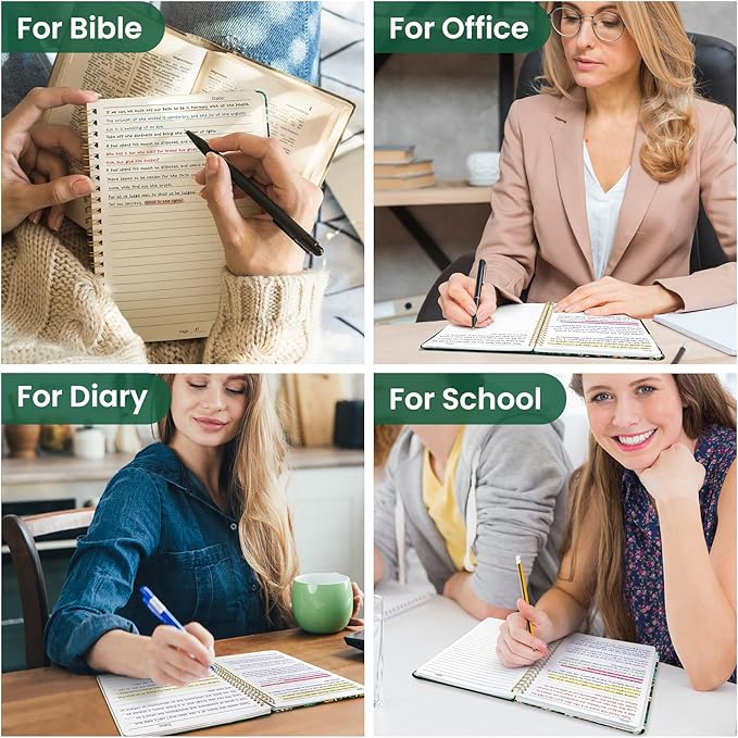 Lined Spiral Journal Notebook for Women, Cute A5 College Ruled Hardcover Notebook for Work & Note Taking, Aesthetic Pretty Journal for Writing, 140 Pages, Butterfly