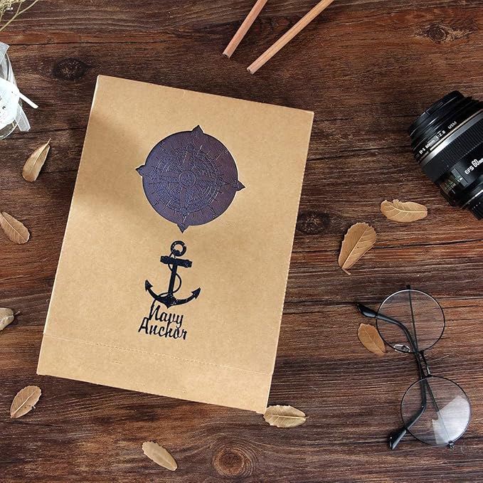 ThxMadam Leather Customize Photo Album Sscrapbook 60 Pages Love Memory Photo Book Vintage Wedding DIY Memory Book,Travelling Journal Scrap Book Family Scrapbook Birthday Christmas Gift for Mother Wife