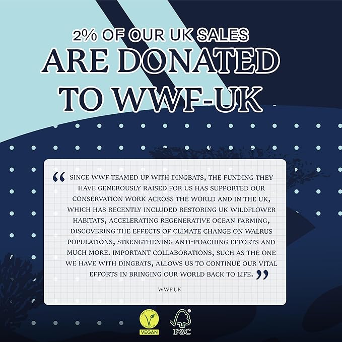 Dingbats Wildlife Dotted Journal A5 - Vegan Leather Hard Cover, Ideal for Work, Travel - Pocket, Elastic Closure, Bookmark