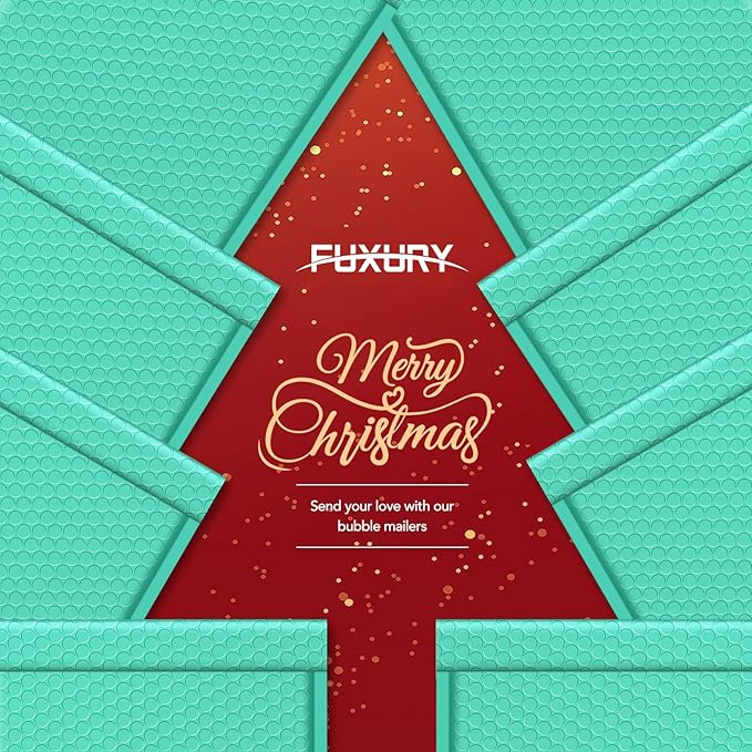 Fuxury Large Bubble Mailers 10.5x16" 40 Pack Thick Padded Envelopes Opaque Mailing Envelopes Bubble Padded Mailers Shipping Bags for Packaging #5 Teal