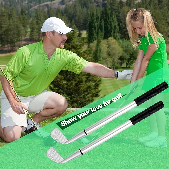 48 Pieces Golf Clubs Pens Golf Ballpoint Pens Golfing Pen Bulk Funny Props for Students Boss School Office Stationery Supplies