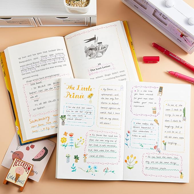 12 Colored Curve Highlighter Pen Set, 10 Different Shapes Dual Tip Markers Cool Pens for Journal Planner Scrapbook Art Office School Supplies for Kids Adults Journaling Drawing Note Taking