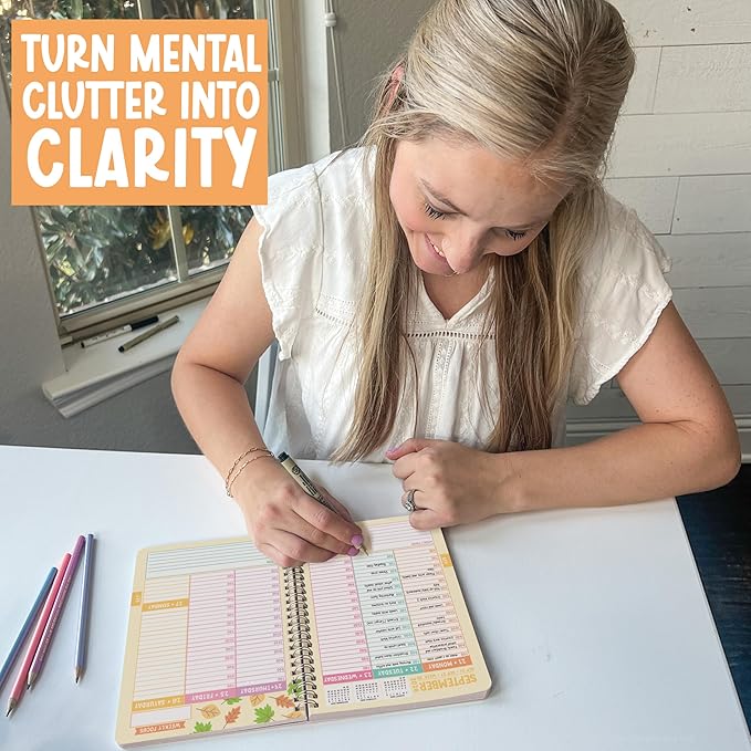 Weekly Appointment Book 2026-2027 - Hourly Appointment Book, Vertical Weekly Planner 2026-2027, Monthly Schedule Books, Kraft Daily Planner With Hourly Schedule