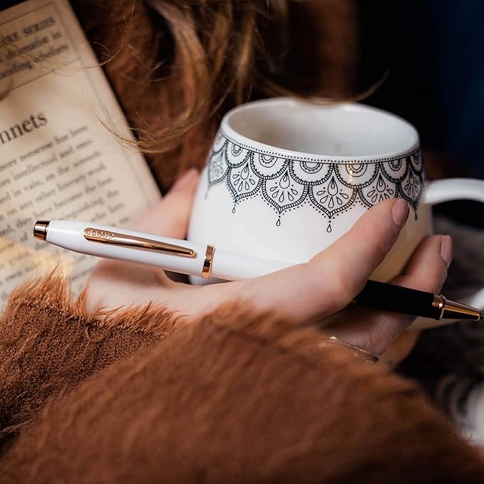 Cross Century II Refillable Fountain Presented in a Luxury Gift Box - Medium Point, Black Ink, Lustrous Chrome