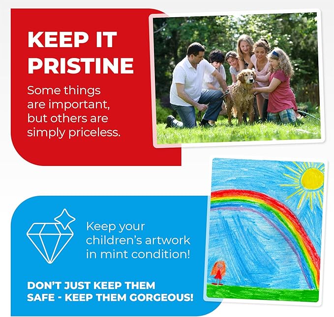 3MIL Thermal Laminating Sheets (100 Count) 11.5x17.5 inch, Dry-Erase Friendly Laminating Pouches, Compatible with Laminator, Crystal Clear Laminated Finish