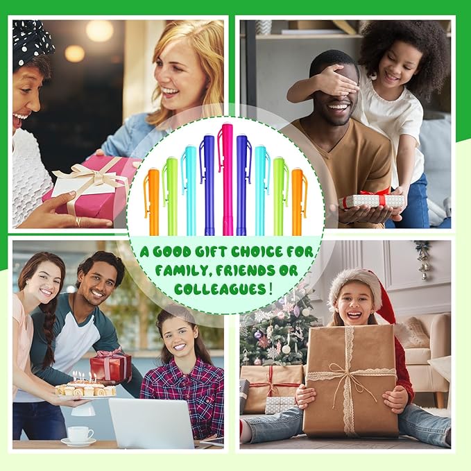 Meanplan 100 Pcs Ballpoint Pens Bulk Retractable Black Ink Pens 1mm Colorful Aesthetic Writing Supply for Journaling Note Home Business Office College Supplies, 5.7 x 0.4 Inch(Pastel,Novel Style)