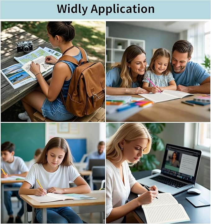 24 Pack Colorful Lined Notebooks for Writing, Journals Bulk, A5 Composition Books, 8.3x5.5 Inch, 60 Pages, 30 Sheets Sketchbooks for Office School Travel Supplies (Lined-24 pack, 12 Colors)