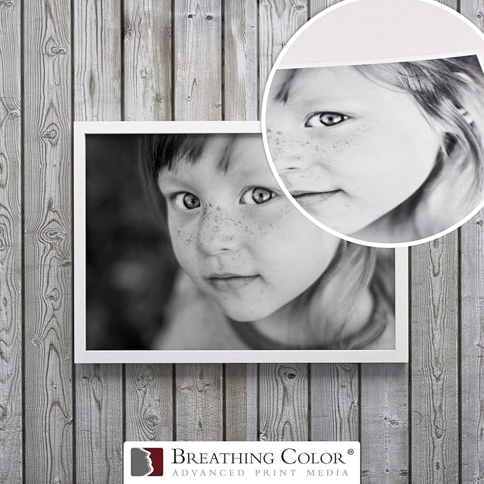 Vibrance Matte Photo Printer Paper 12 mil 230 gsm Matte Finish Premium Photo Paper Roll on 3in Core 17 inches x 10 ft Works with Most Inkjet Printer Professional Makes and Models Like Epson Canon HP