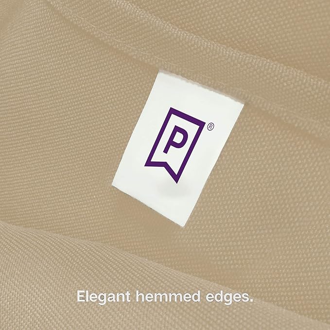 Gee Di Moda Rectangle Tablecloth - 70 x 120 Inch Beige Table Cloth for 6-Foot Rectangular Table - Heavy Duty Washable Polyester Fabric - Formal Dinners, Casual Get-Togethers, Professional Events