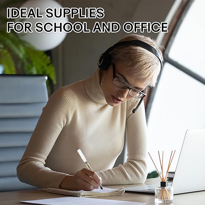 RIANCY 12 Pack Black Liquid Ink Rollerball Gel Pens, 0.5mm Extra Fine Point Tip, Smooth Writing Quick Drying No Smear No Bleed for Journaling, Drawing, Sketching, School Notes & Art Supplies