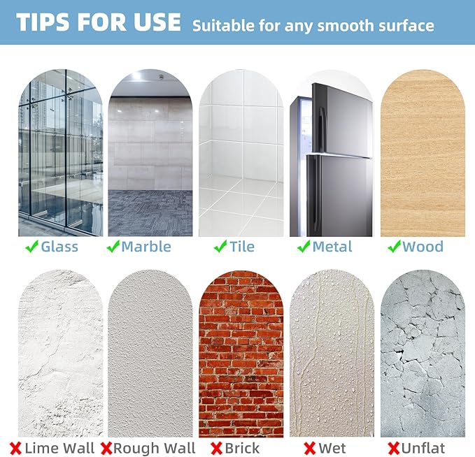 Magnetic Sign Holder 8.5 x 11-5Pcs Magnetic Frames for Refrigerator Double Sided Reusable Adhesive Frames for Walls Door Window Picture Photo Document Paper Poster Magnetic Display Frame