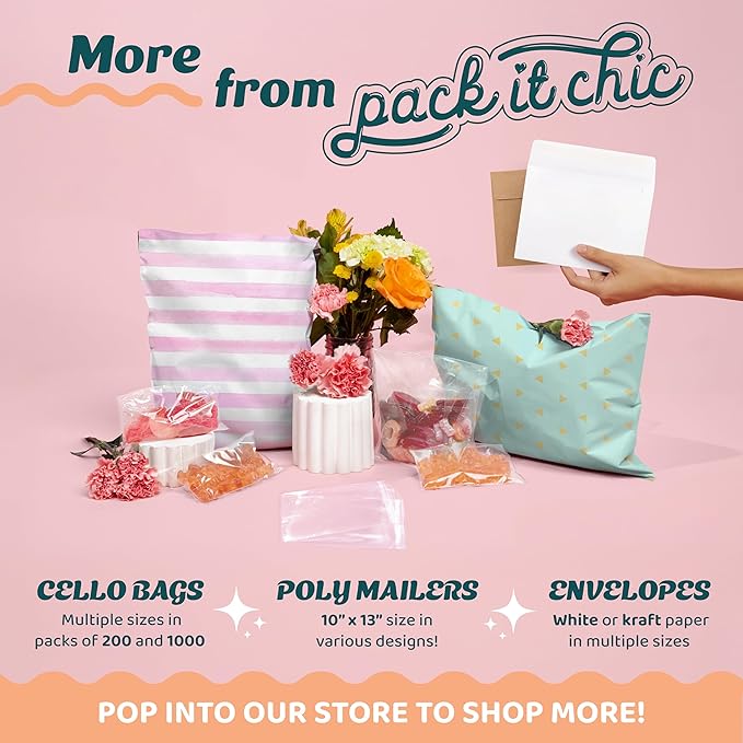 Pack It Chic - 4” X 6” Envelopes (1000 Count) White A6 Envelopes for Invitations, Postcards, Weddings, Photos, Letters, and Papers - 4 3/4" X 6 1/2"