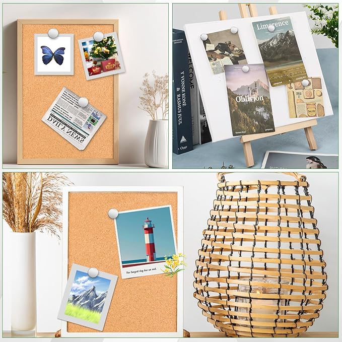 100P Magnetic Pushpin Magnetic Clips Magnet Thumb Tacks Magnet Tacks Push Pins for Cork Board Wall Bulletin Board Photo Wall