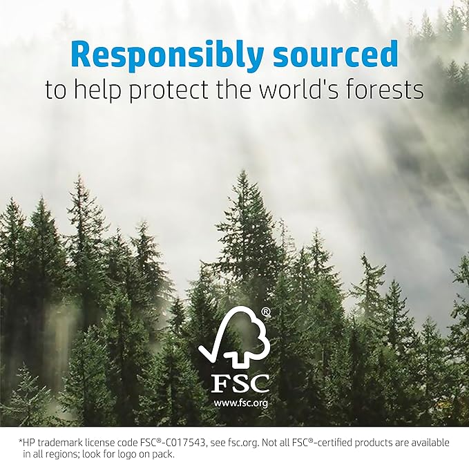 HP Professional Business Paper, Glossy, 8.5x11 in, 48 lb, 150 sheets, works with inkjet, PageWide, laser printers (Q1987A)