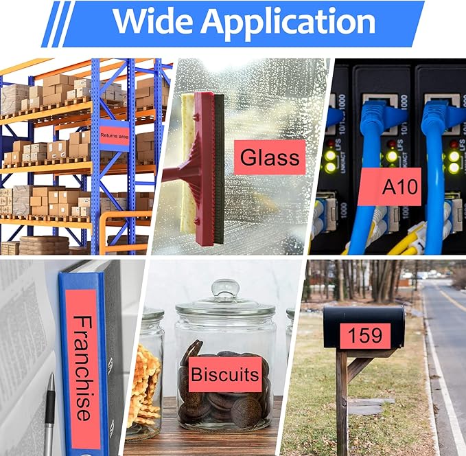 6PK Compatible for Brother P-Touch Label Maker Tape TZe-451 TZ-451 TZe451 TZ451 Black on Red 24mm 0.94 inch 1'' x 26.2ft Laminated TZe TZ Label Tape for PT-2500PC PT-2600 PT-2610 PT-2700