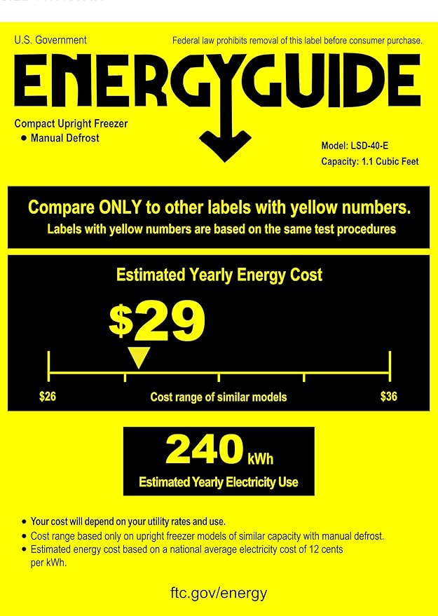 1.1 Cu Ft Mini Freezer Display Freezer with LED Light 2 Removable Shelves 7 Temperature Settings -8°F to 14°F Perfect for Liquor and Ice Cream
