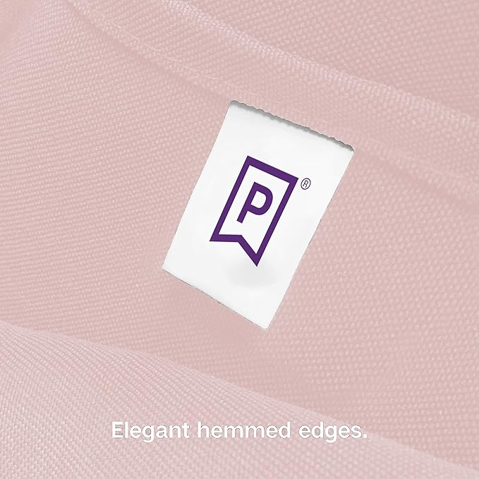 Gee Di Moda Rectangle Tablecloth - 70 x 120 Inch Pink Tablecloth for 6 or 8 Foot Rectangle Table - Heavy Duty Washable Fabric - for Buffet Table, Holiday Party, Dinner, Wedding & Baby Shower