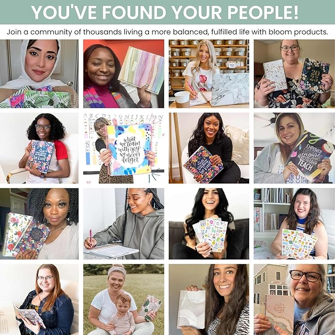 bloom daily planners 2026 Planner (January to December) - 8.5” x 11” Weekly & Monthly Dated Agenda Organizer Book with Stickers & Tabs - Flexible Soft Cover - Butterfly Garden